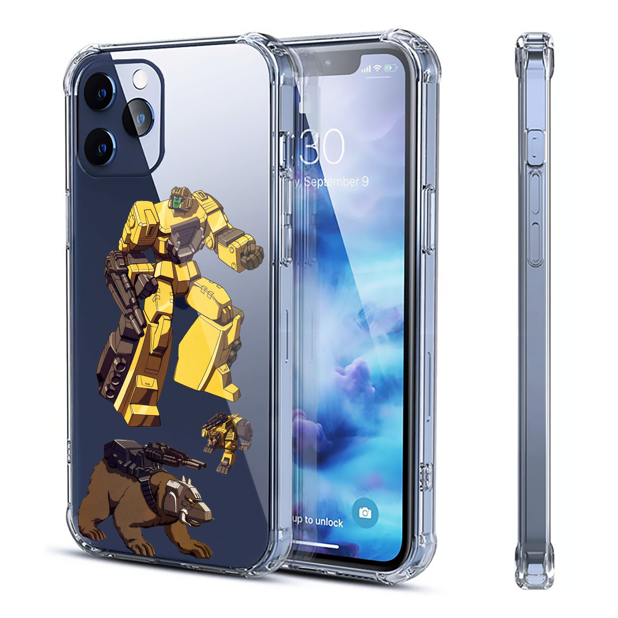 （画像用）  【iPhone 12シリーズ対応】透明スマホケース（クリアソフトケース）